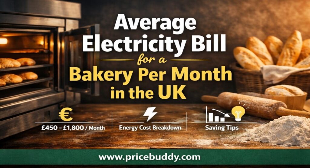 Average Electricity Bill Bakery Per Month UK